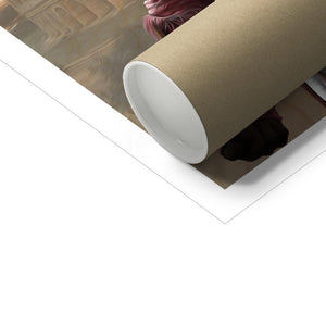 The Spartan: Custom Pet Poster - Paw & Glory - Dog Portraits - Pet Portraits