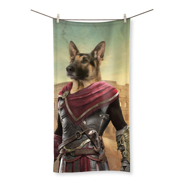 The Spartan Custom Pet Towel | Pet Lover Gift | Paw & Glory