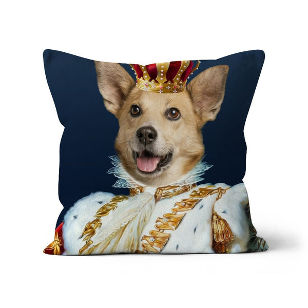 The Supreme: Custom Pet Pillow | royal pet portrait | Paw & Glory