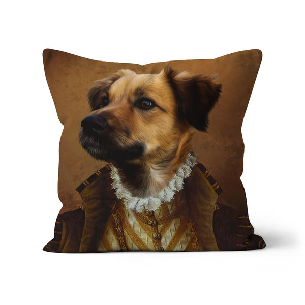 The Supremo: Custom Pet Pillow | royal pet portrait | Paw & Glory