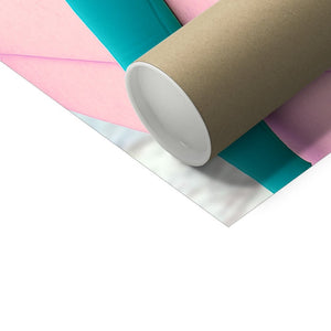 The Surfer Chick: Custom Pet Poster - Paw & Glory - Dog Portraits - Pet Portraits