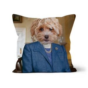 The Thatcher (Margaret Thatcher Inspired): Custom Pet Pillow - Paw & Glory - Dog Portraits - Pet Portraits