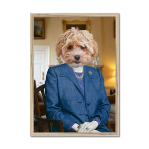The Thatcher (Margaret Thatcher Inspired): Custom Pet Portrait - Paw & Glory - Dog Portraits - Pet Portraits