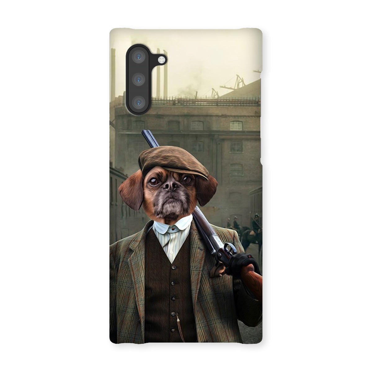 The Thug (Peaky Blinders Inspired): Custom Pet Snap Phone Case - Paw & Glory - Dog Portraits - Pet Portraits
