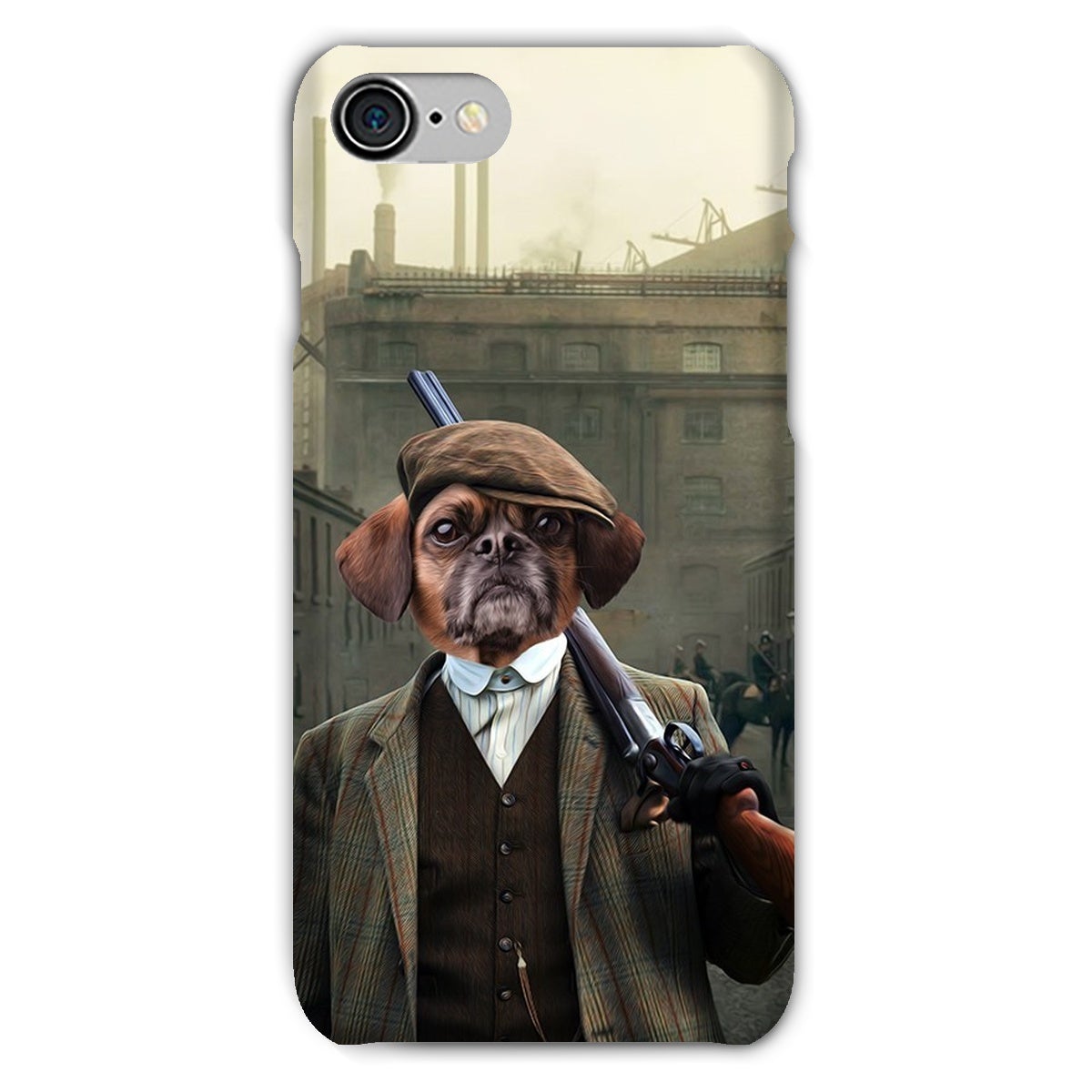 The Thug (Peaky Blinders Inspired): Custom Pet Snap Phone Case - Paw & Glory - Dog Portraits - Pet Portraits