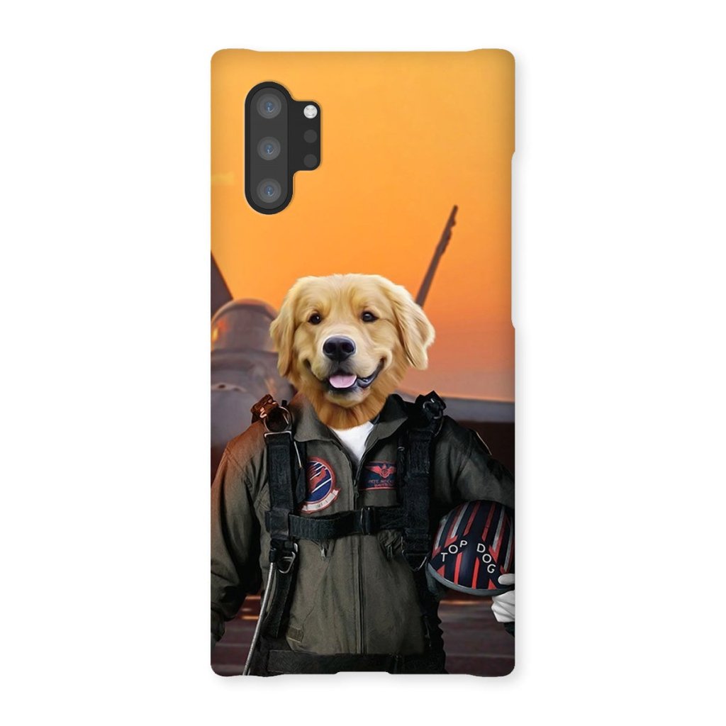 The Top Pilot: Custom Pet Phone Case - Paw & Glory - Dog Portraits - Pet Portraits