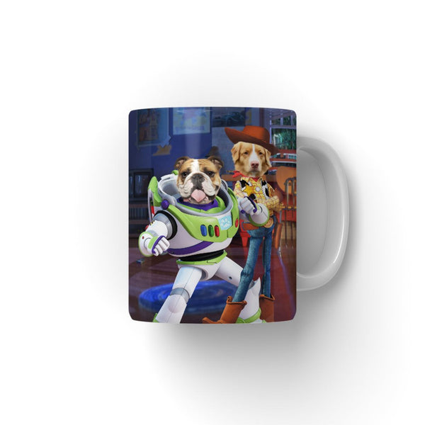 Toybox Besties Custom Pet Coffee Mug | Funny Pet Portrait Gift | Paw & Glory