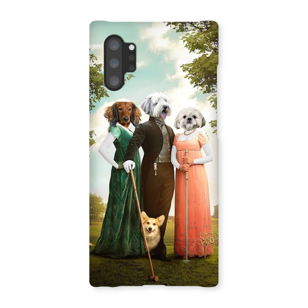 Regency Trio: Custom Pet Phone Case | royal pet portrait | Paw & Glory
