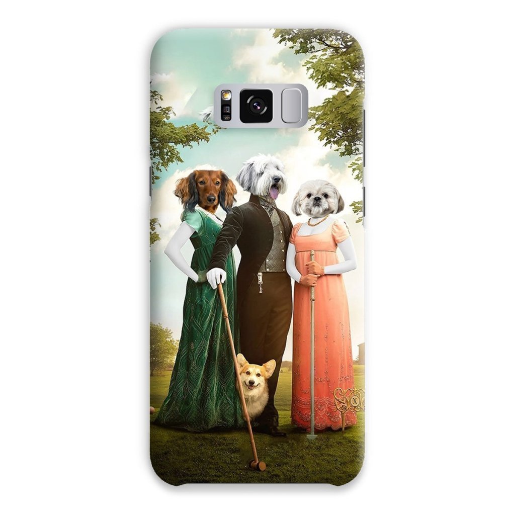 Regency Trio: Custom Pet Phone Case | royal pet portrait | Paw & Glory