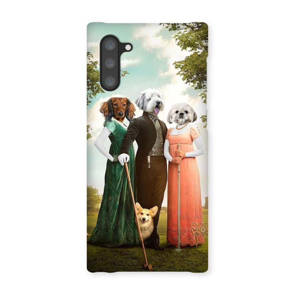 Regency Trio: Custom Pet Phone Case | royal pet portrait | Paw & Glory