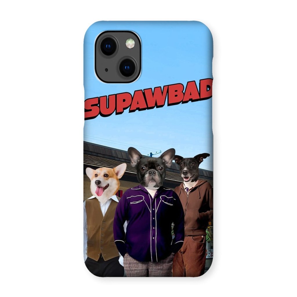 Teen Comedy Trio Custom Pet Phone Case | Custom Pet Artwork | Paw & Glory