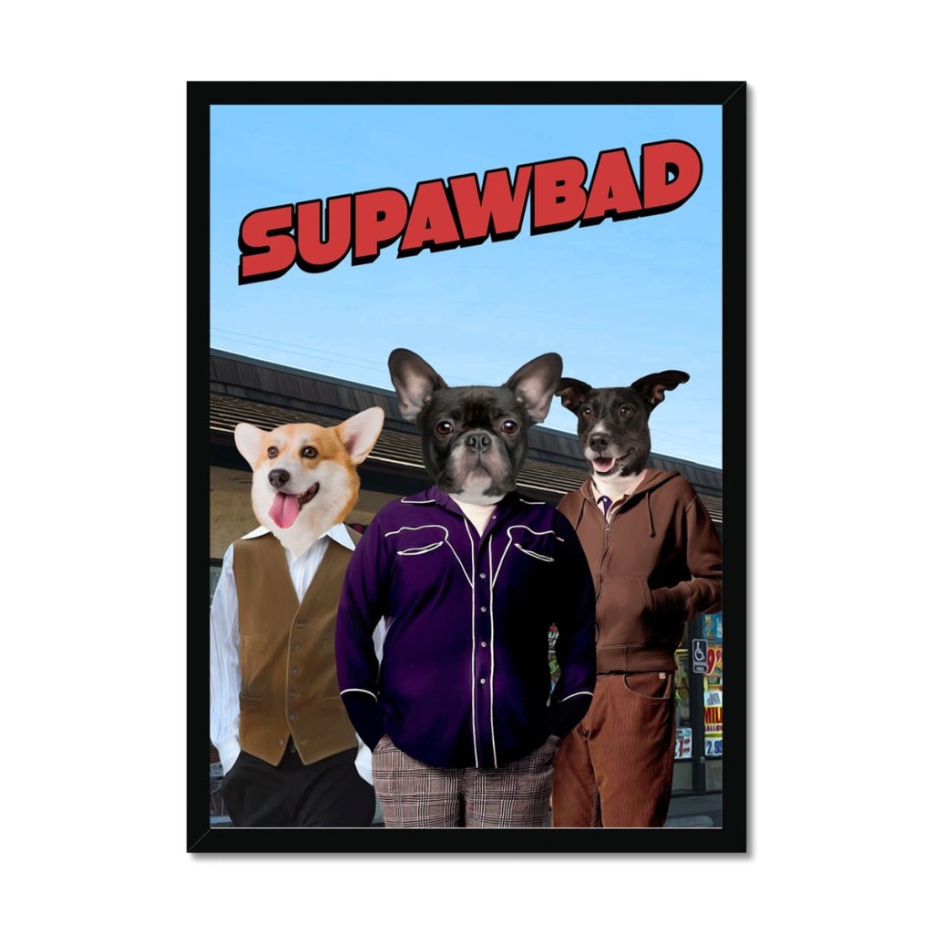 Teen Comedy Trio Custom Pet Portrait | Paw & Glory