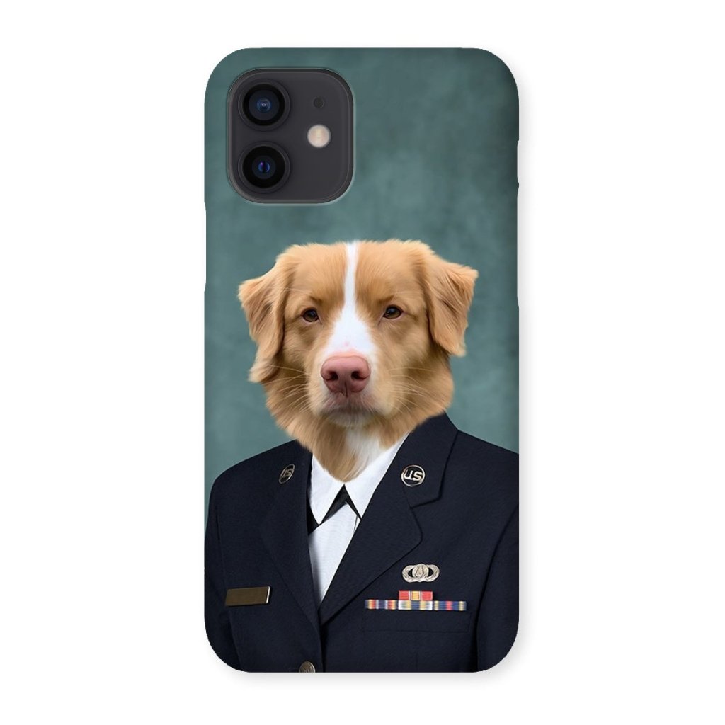 The US Female Navy Officer: Custom Pet Phone Case - Paw & Glory - Dog Portraits - Pet Portraits