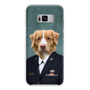 The US Female Navy Officer: Custom Pet Phone Case - Paw & Glory - Dog Portraits - Pet Portraits