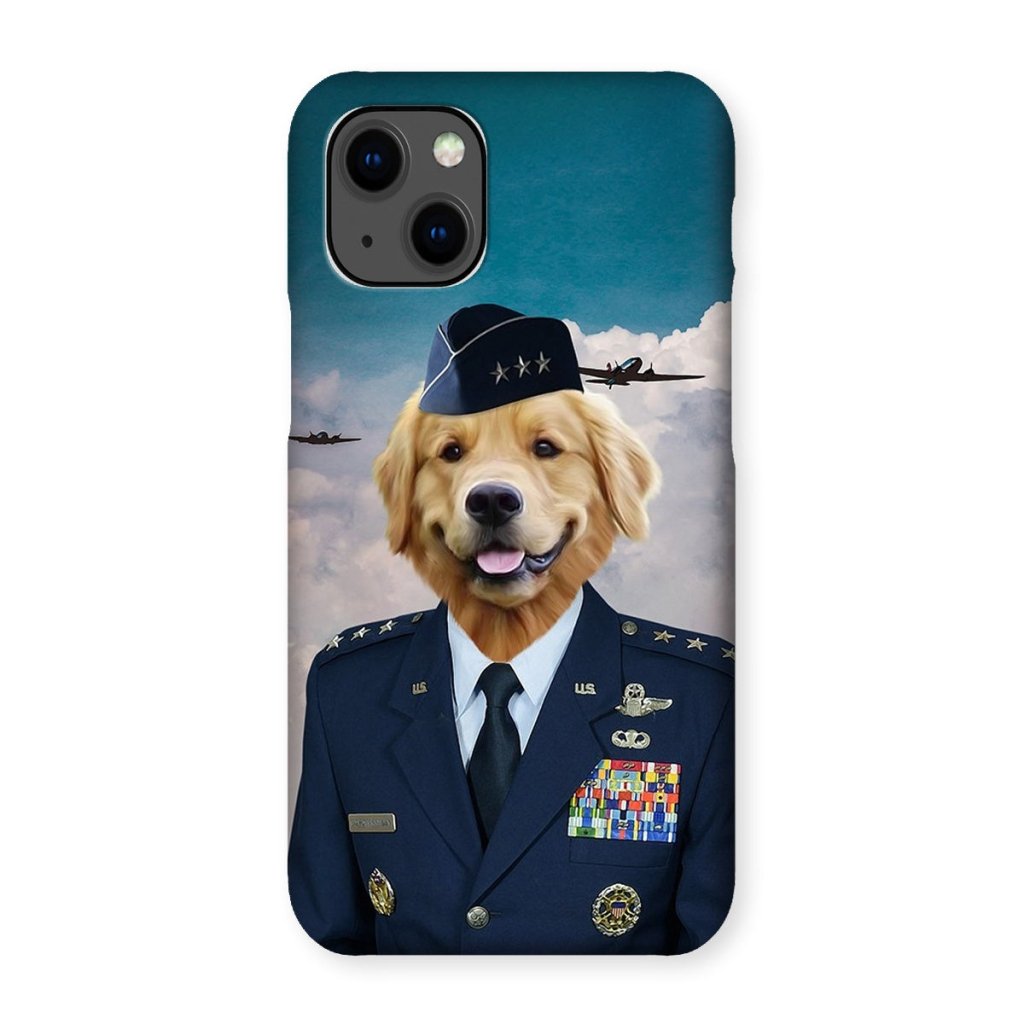 The US Male Airforce Officer: Custom Pet Phone Case - Paw & Glory - Dog Portraits - Pet Portraits