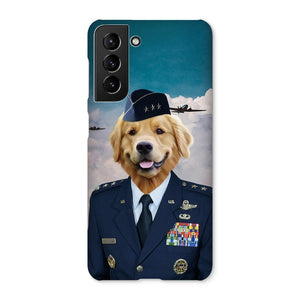 The US Male Airforce Officer: Custom Pet Phone Case - Paw & Glory - Dog Portraits - Pet Portraits