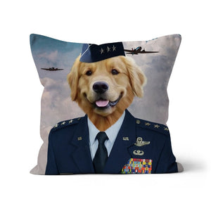 The US Male Airforce Officer: Custom Pet Pillow - Paw & Glory - Dog Portraits - Pet Portraits