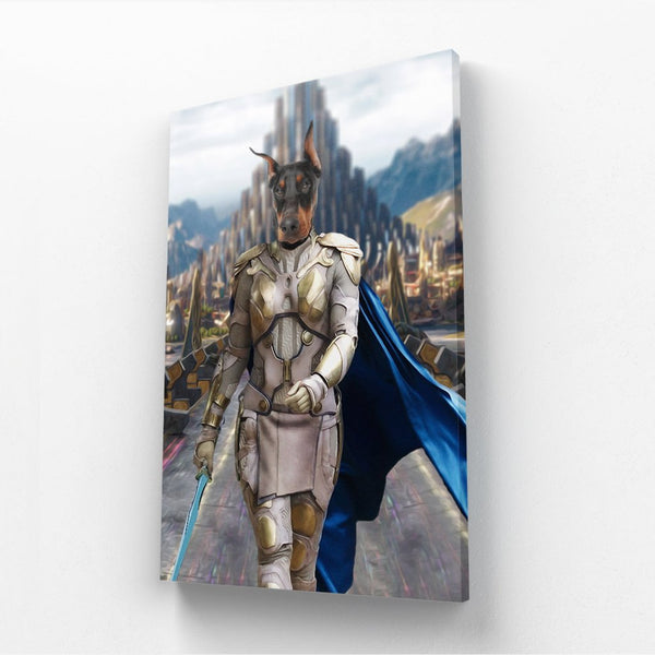 Valkyrie Warrior Custom Pet Canvas | Custom Pet Canvas | Paw & Glory