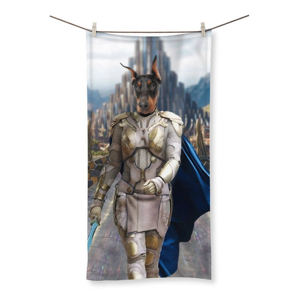 Valkyrie Warrior Custom Pet Towel | Pet Lover Gift | Paw & Glory