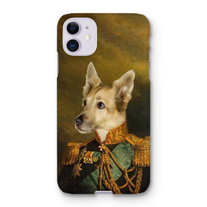 The Veteran: Custom Pet Phone Case - Paw & Glory - Dog Portraits - Pet Portraits