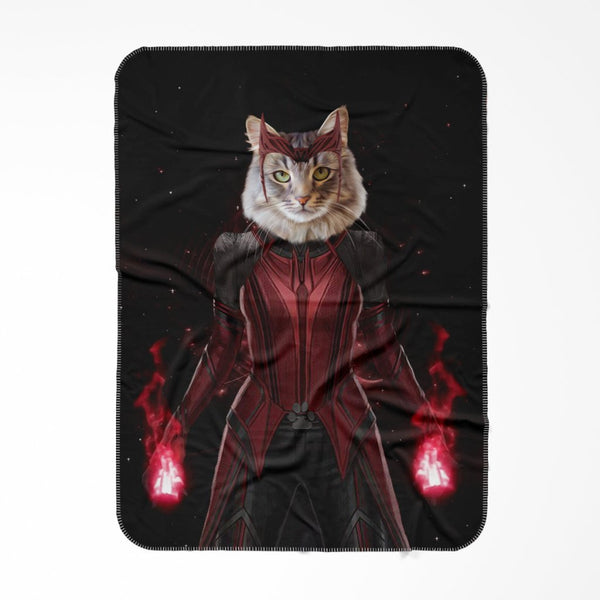 Retro Sitcom Heroine Custom Pet Blanket | Personalized Pet Gift | Paw & Glory