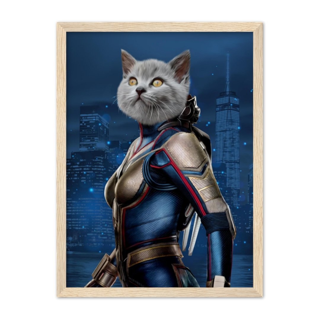 The Wasp: Custom Pet Portrait - Paw & Glory - Dog Portraits - Pet Portraits