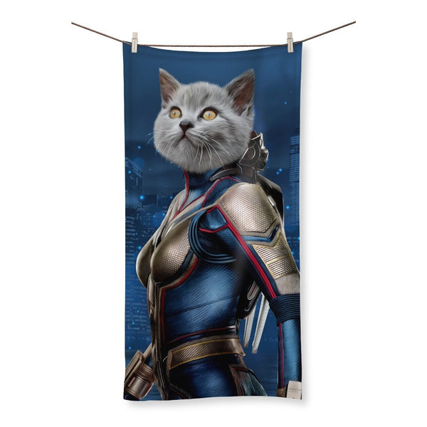 Tiny Winged Heroine Custom Pet Towel | Pet Lover Gift | Paw & Glory