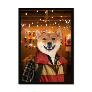 The Will (Stranger Things Inspired): Custom Pet Portrait - Paw & Glory - Dog Portraits - Pet Portraits