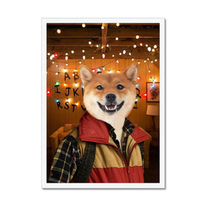 The Will (Stranger Things Inspired): Custom Pet Portrait - Paw & Glory - Dog Portraits - Pet Portraits