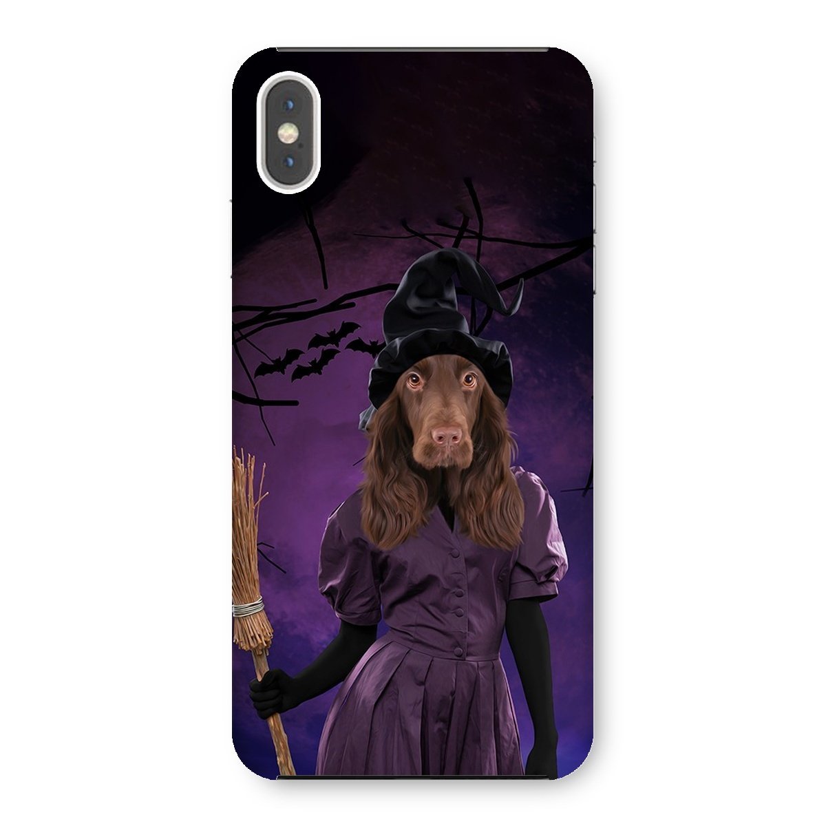 The Witch: Custom Pet Phone Case - Paw & Glory - Dog Portraits - Pet Portraits