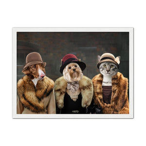 The Women (Peaky Blinders Inspired) 3 Pet: Custom Pet Portrait - Paw & Glory - Dog Portraits - Pet Portraits