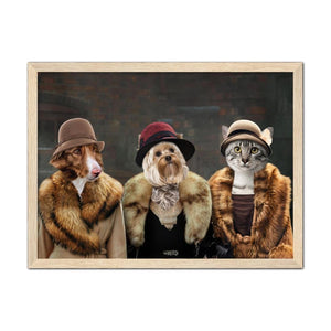 The Women (Peaky Blinders Inspired) 3 Pet: Custom Pet Portrait - Paw & Glory - Dog Portraits - Pet Portraits