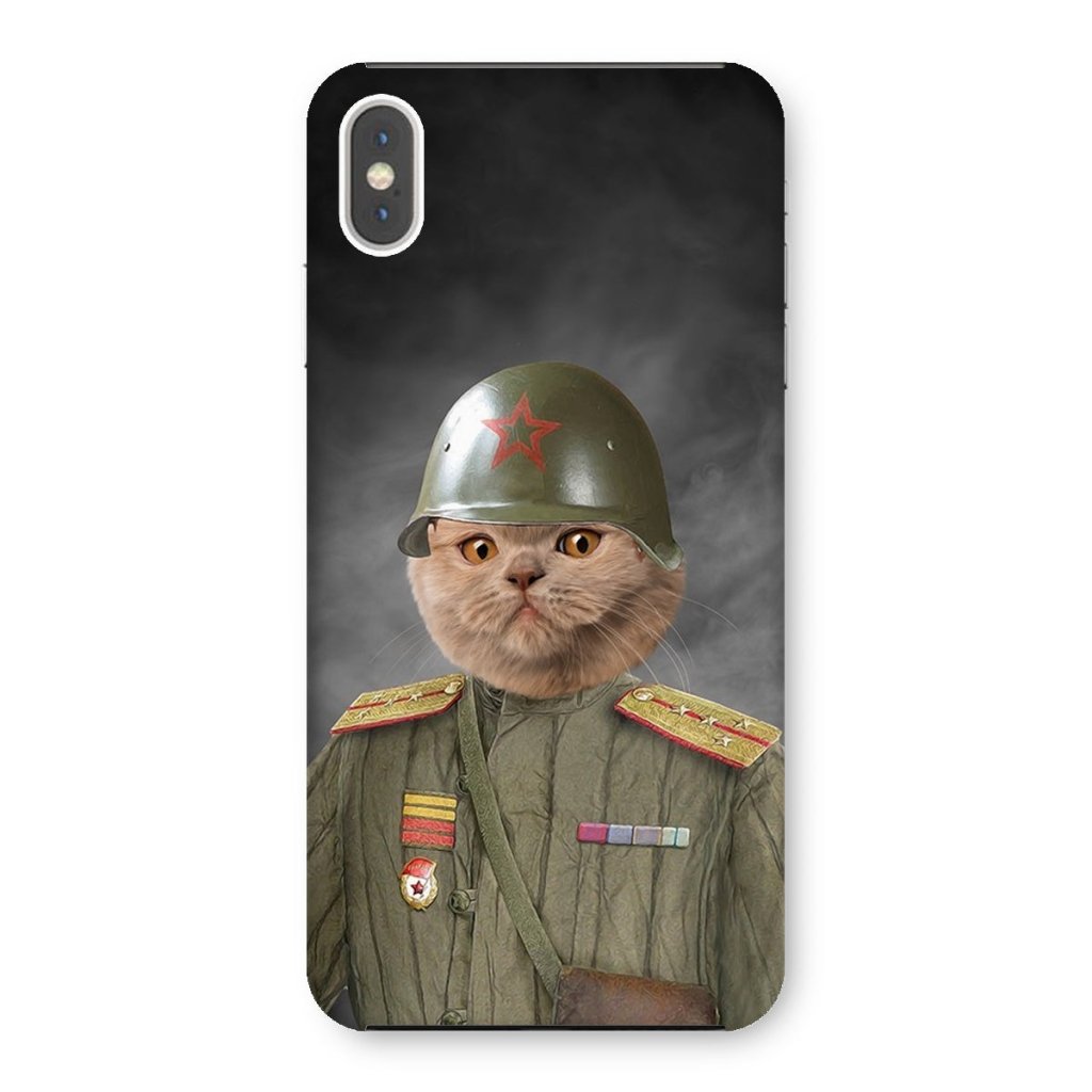 The World War Soldier: Custom Pet Phone Case - Paw & Glory - Dog Portraits - Pet Portraits