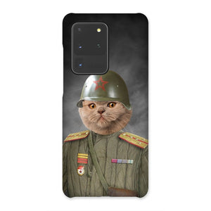 The World War Soldier: Custom Pet Phone Case - Paw & Glory - Dog Portraits - Pet Portraits