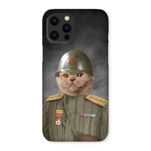 The World War Soldier: Custom Pet Phone Case - Paw & Glory - Dog Portraits - Pet Portraits