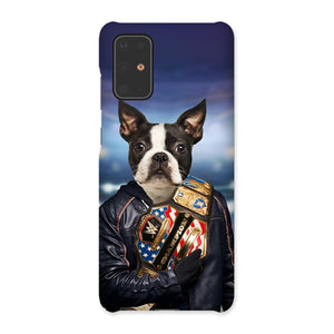The Wrestler: Custom Pet Phone Case - Paw & Glory - Dog Portraits - Pet Portraits