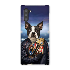 The Wrestler: Custom Pet Phone Case - Paw & Glory - Dog Portraits - Pet Portraits