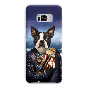 The Wrestler: Custom Pet Phone Case - Paw & Glory - Dog Portraits - Pet Portraits