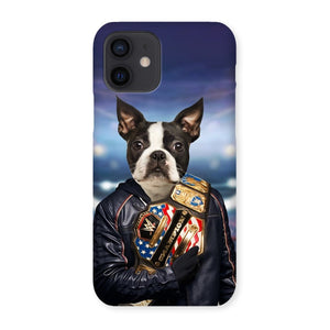 The Wrestler: Custom Pet Phone Case - Paw & Glory - Dog Portraits - Pet Portraits