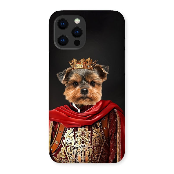 The Young King: Custom Pet Phone Case | royal pet portrait | Paw & Glory