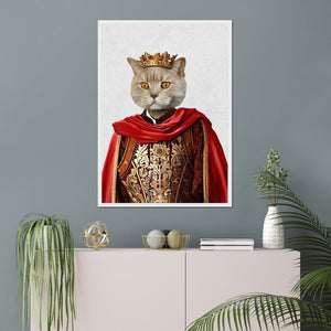 The Young King: Custom Pet Portrait - Paw & Glory - Dog Portraits - Pet Portraits