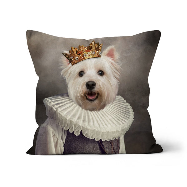 The Young Prince: Custom Pet Pillow | royal pet portrait | Paw & Glory