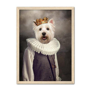 The Young Prince: Custom Pet Portrait - Paw & Glory - Dog Portraits - Pet Portraits