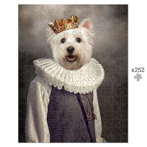 The Young Prince: Custom Pet Puzzle | royal pet portrait | Paw & Glory