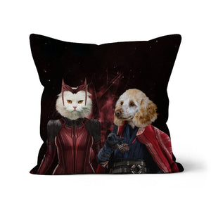 Thor & Wanda: Custom Pet Pillow - Paw & Glory - Dog Portraits - Pet Portraits