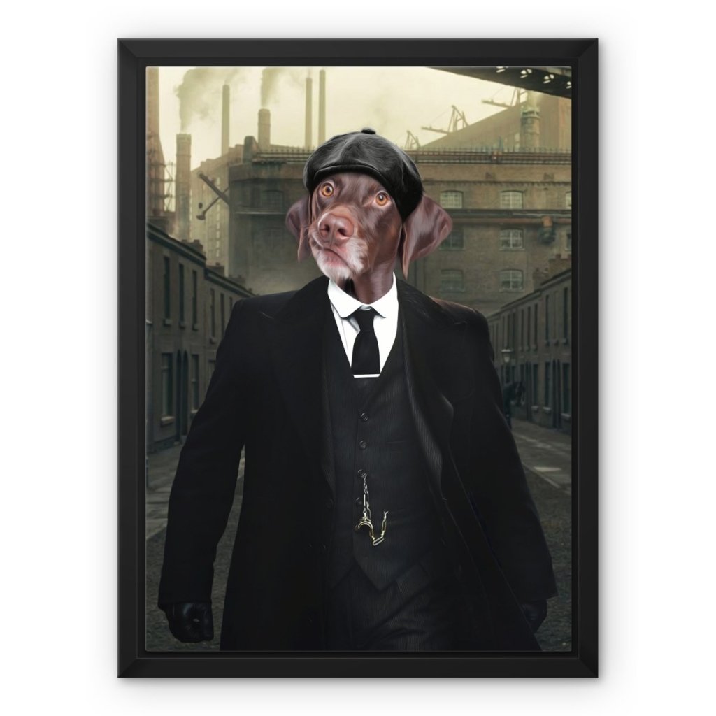 1920s Gangster Custom Pet Canvas | Custom Pet Portrait Canvas | Paw & Glory