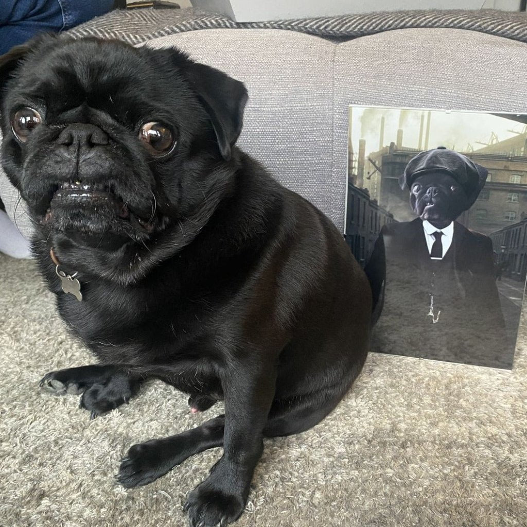 1920s Gangster Custom Pet Portrait | Paw & Glory