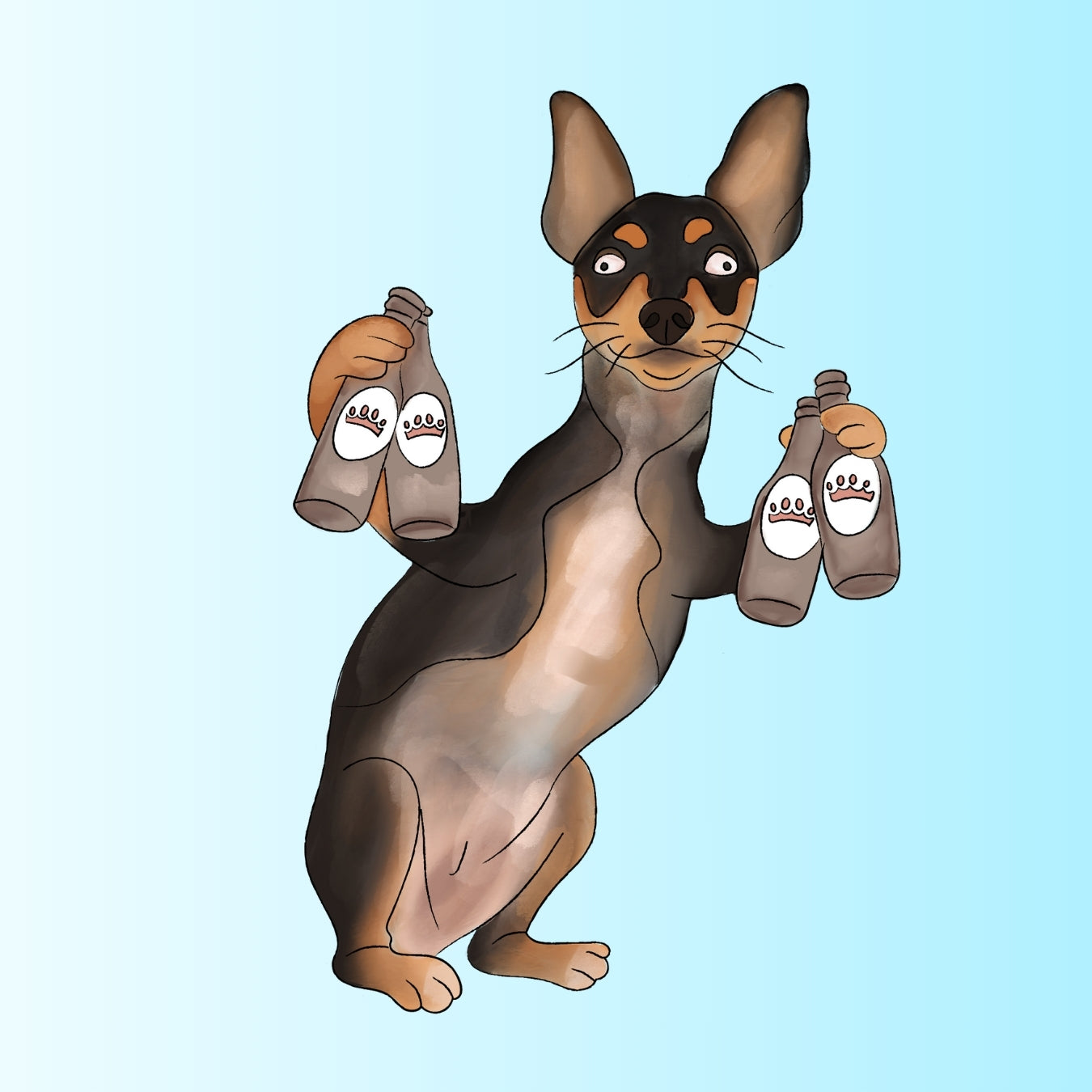 Paw & Glory, pawandglory, personalized pet and owner canvas, dog portraits, dog astronaut portrait, nasa dog portrait, pet portraits singapore, best dog artists, pet portraits