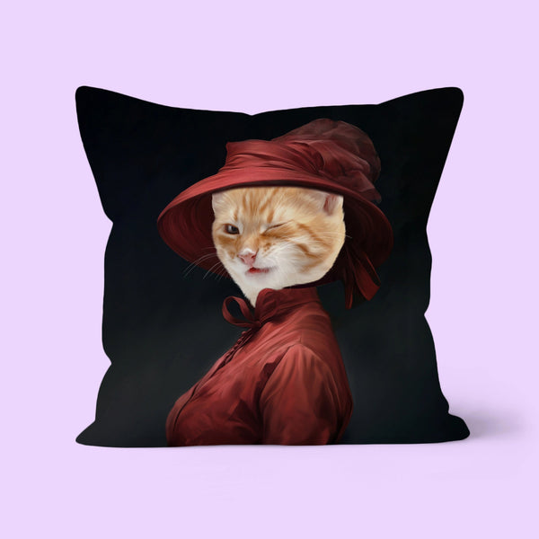 Viscountess: Custom Pet Pillow | royal pet portrait | Paw & Glory