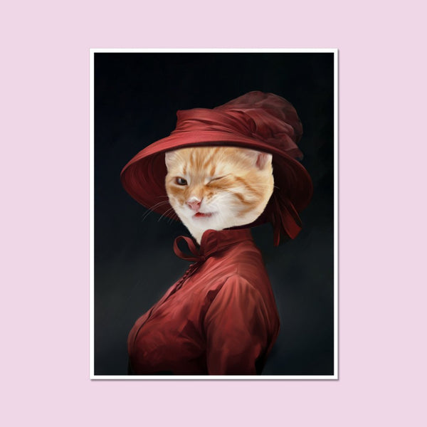Viscountess: Custom Pet Poster | royal pet portrait | Paw & Glory